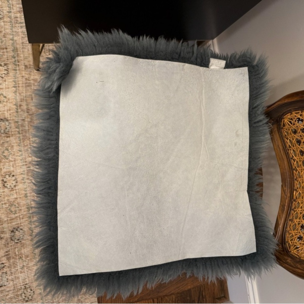 Natural Premium 100% Sheepskin 4 Chair Pads Seat Covers Australia New Zealand - Picture 5 of 6